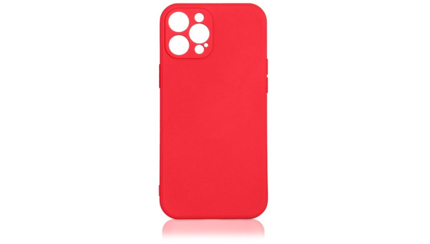 

Накладка силикон для Apple iPhone 14 Pro с микрофиброй Red, Красный, Apple iPhone 14