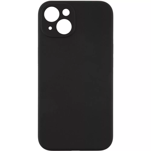 

Накладка силикон для Apple iPhone 14 Plus с микрофиброй Black, Черный, iPhone 14 Plus