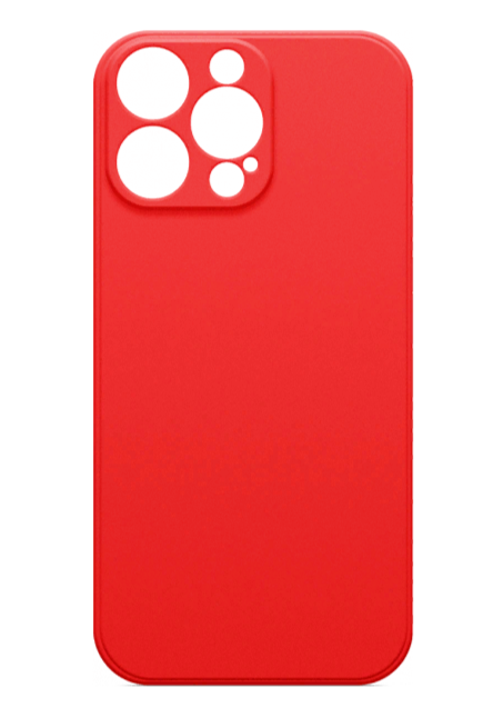 

Накладка силикон для Apple iPhone 14 Pro Max с микрофиброй Red, Красный, Apple iPhone 14 Pro Max