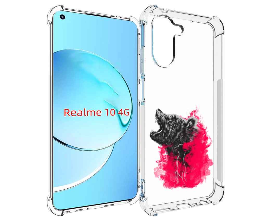 

Чехол MyPads медведь в дымке для Realme 10, Прозрачный, Tocco