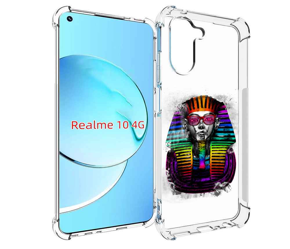 

Чехол MyPads модная богиня для Realme 10, Прозрачный, Tocco