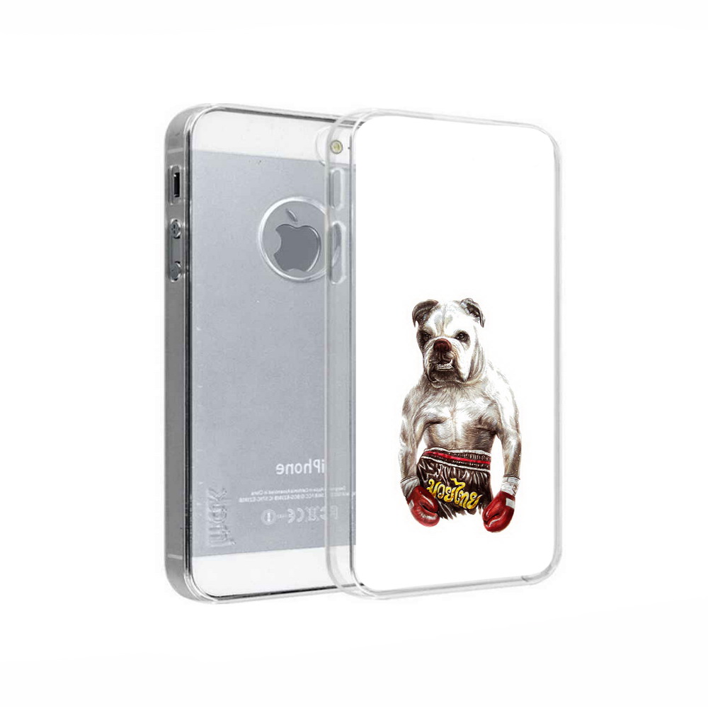 

Чехол MyPads Tocco для Apple iPhone 5 боксер, Прозрачный, Tocco