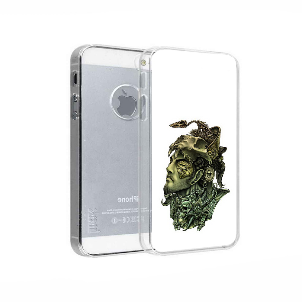 

Чехол MyPads Tocco для Apple iPhone 5 бронзовый воин, Прозрачный, Tocco