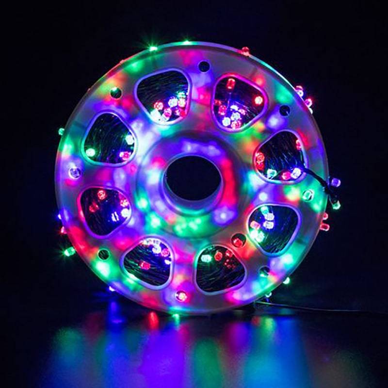 

Новогодняя электрическая гирлянда Baziator H0266C 50 м разноцветный, H0266