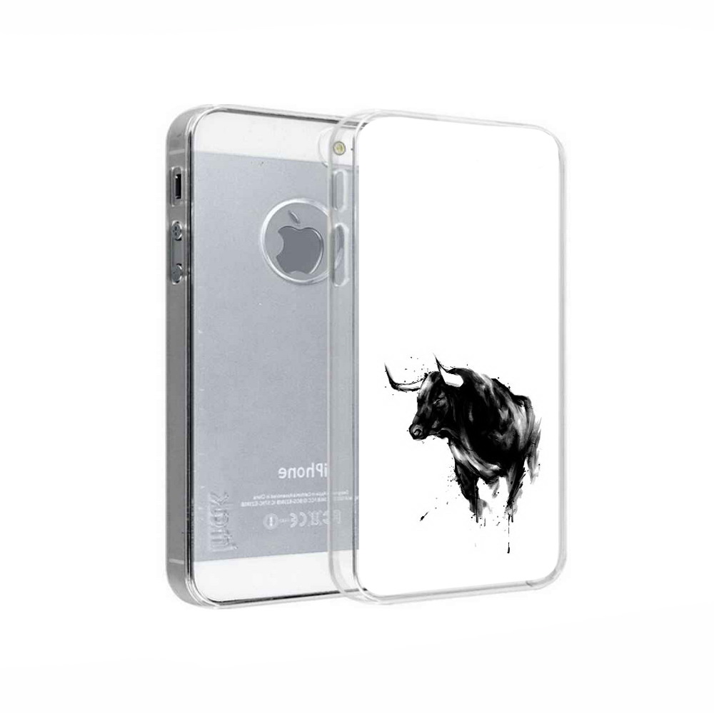 

Чехол MyPads Tocco для Apple iPhone 5 бык, Прозрачный, Tocco