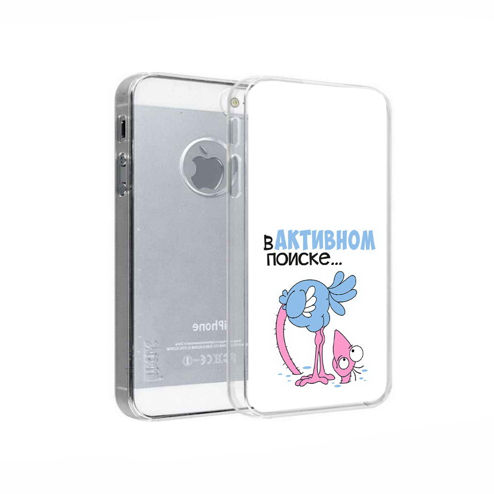 

Чехол MyPads Tocco для Apple iPhone 5 в активном поиске, Прозрачный, Tocco