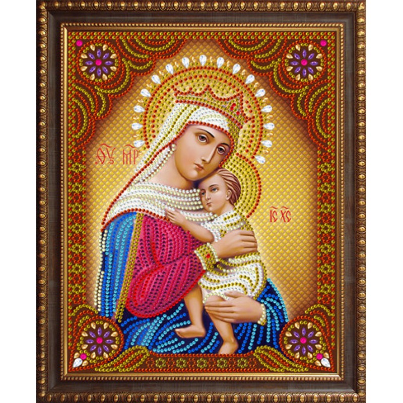 

Алмазная мозаика DVEKARTINKI KDA Икона Отчаянных Единая Надежда 27x33, подрамник, Икона Отчаянных Единая Надежда