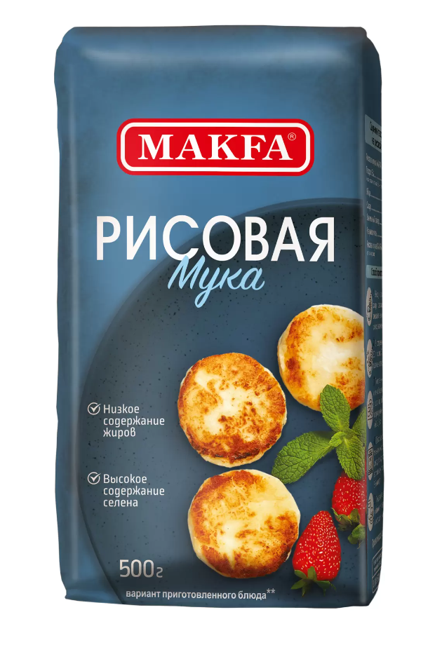 Мука рисовая Makfa, 500 г х 6 шт