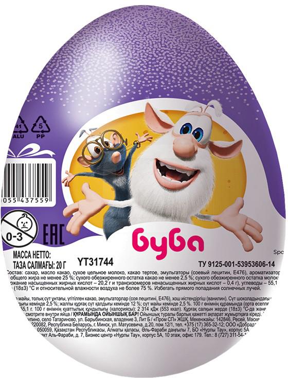 

Шоколадное яйцо Шоки Токи с игрушкой 20 г