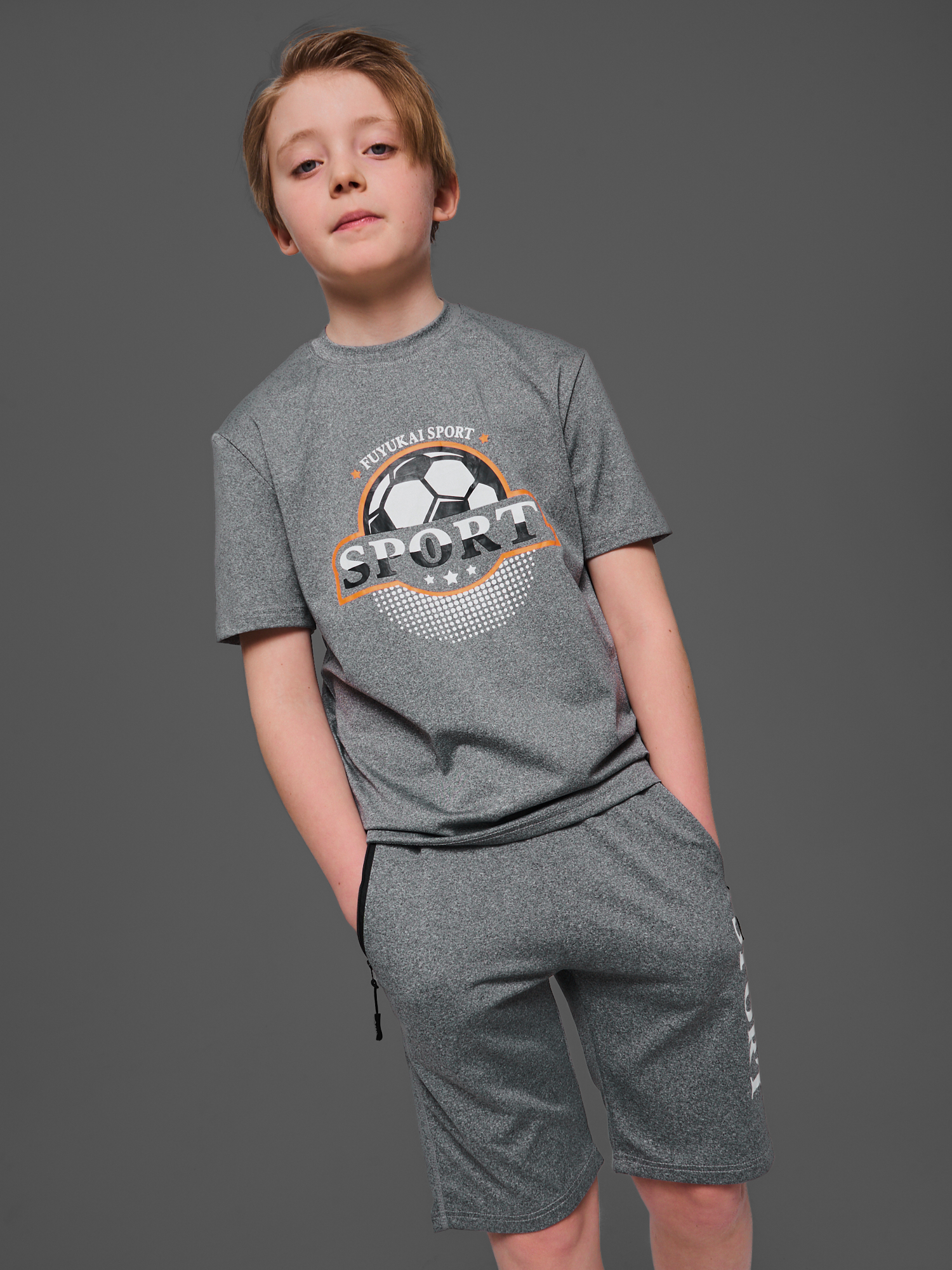 

Костюм повседневный детский OI-704, Light gray, 158, Серый, OI-704