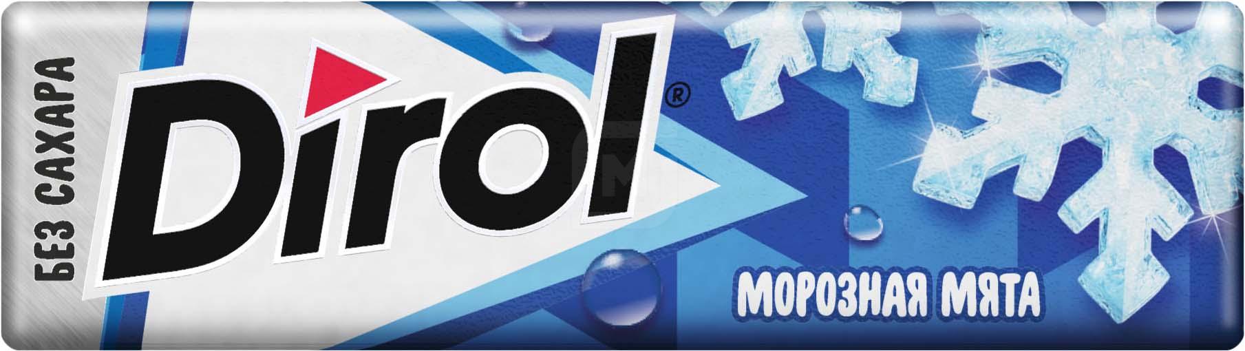 

Жевательная резинка Dirol Морозная мята 10 шт 13,6 г