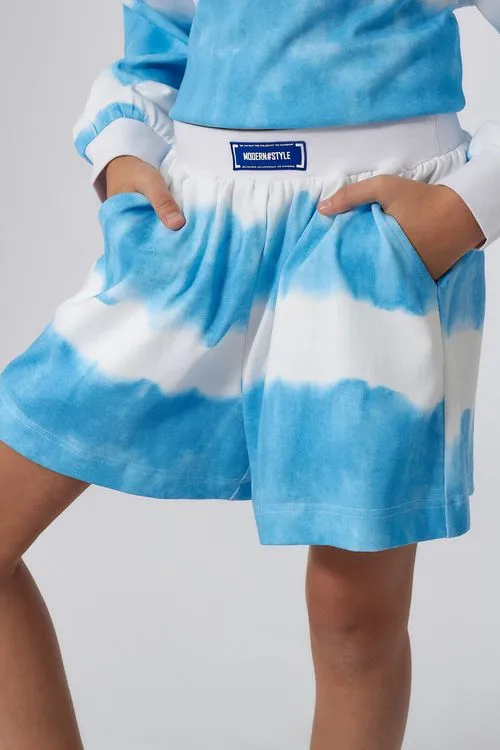 

Шорты детские Deloras 21403, голубой, 134, 21403