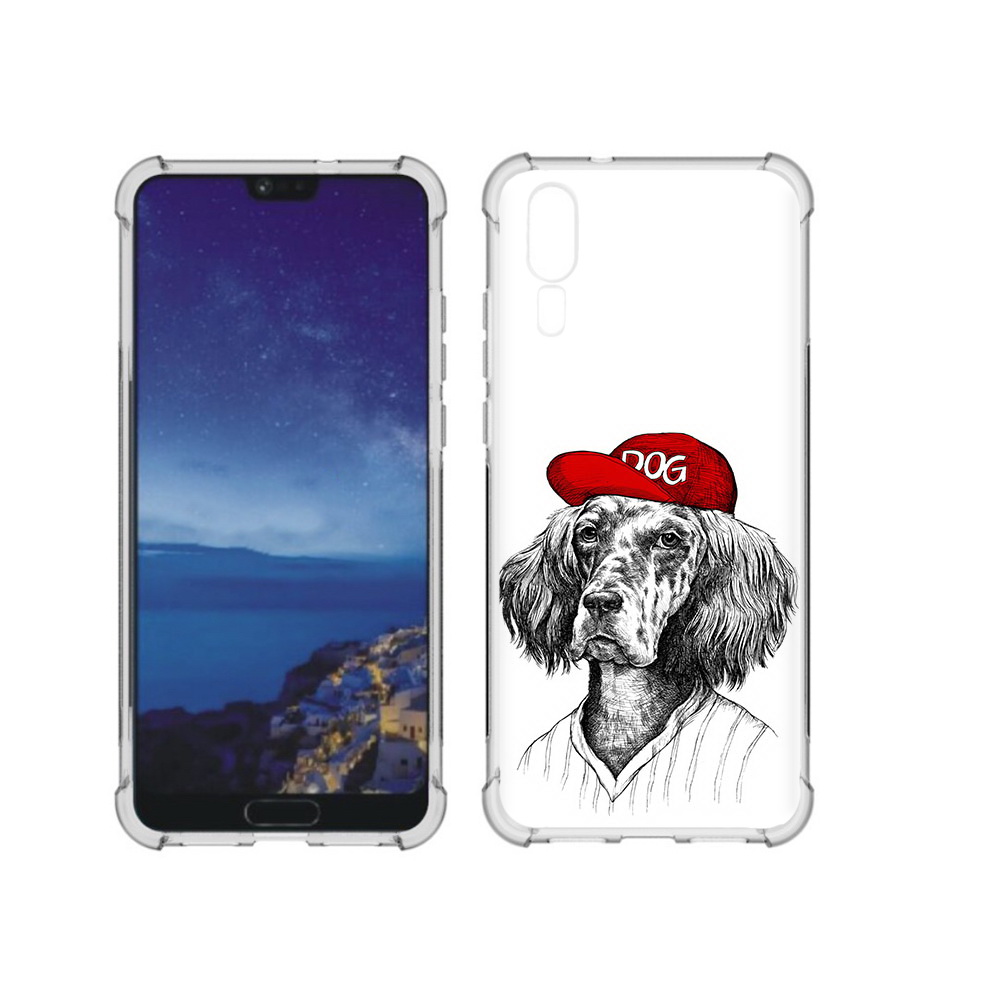 

Чехол MyPads Tocco для Huawei P20 дог (PT108006.52.333), Прозрачный, Tocco