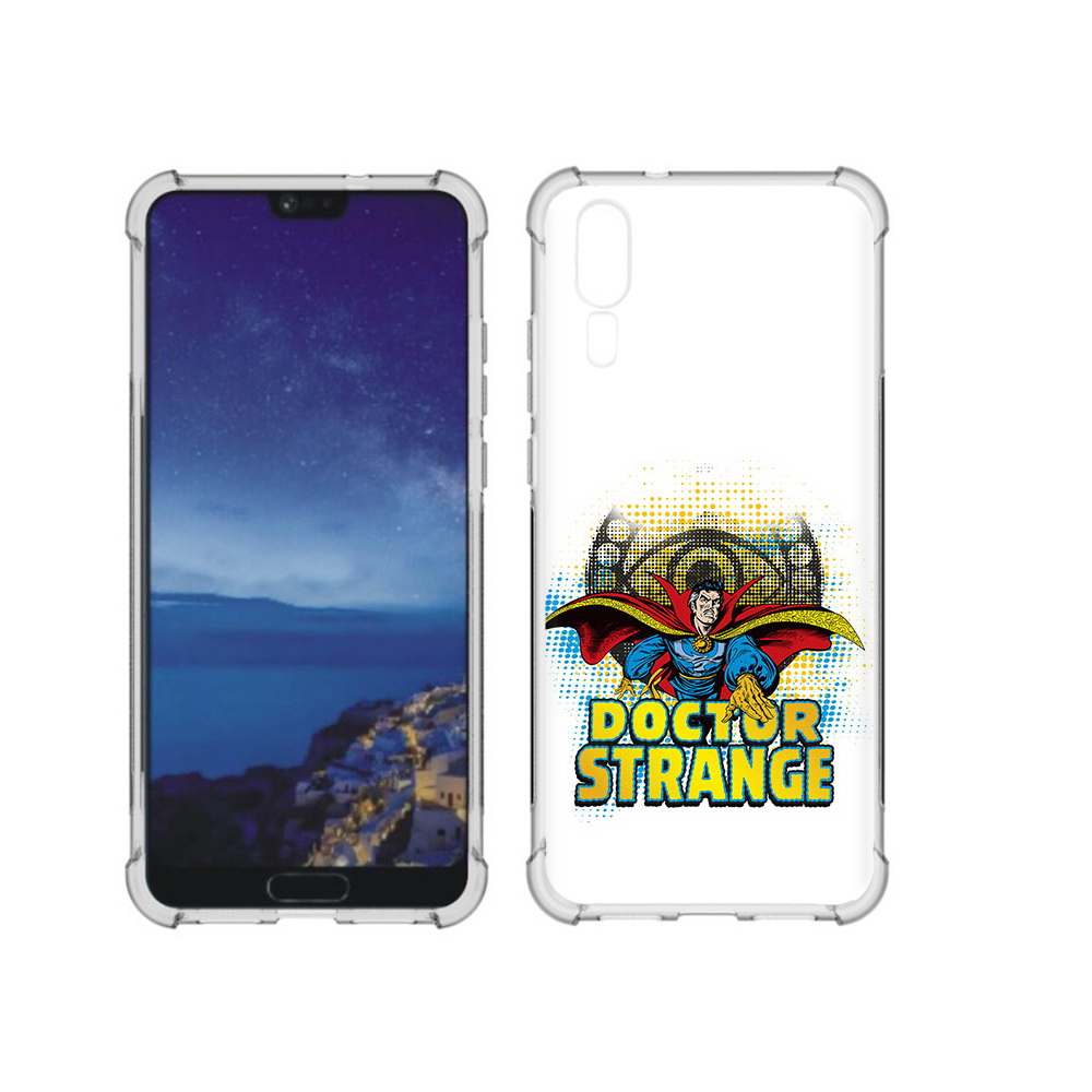 

Чехол MyPads Tocco для Huawei P20 доктор стренж рисунок (PT108006.52.335), Прозрачный, Tocco
