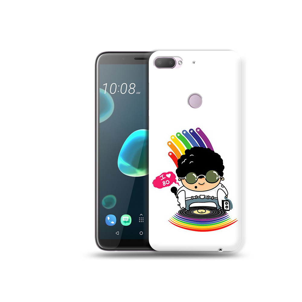 

Чехол MyPads Tocco для HTC Desire 12 Plus Я люблю 80-е, Прозрачный, Tocco