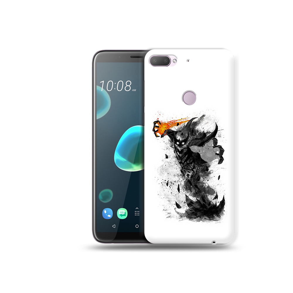 

Чехол MyPads Tocco для HTC Desire 12 Plus nevermore черно белый, Прозрачный, Tocco