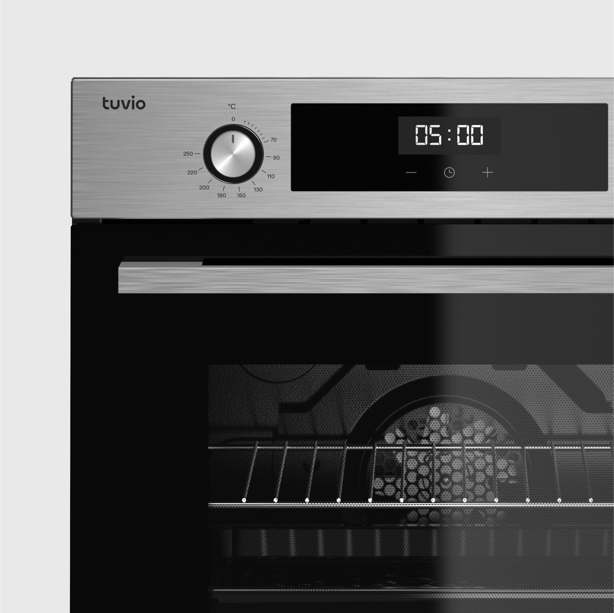 

Встраиваемый электрический духовой шкаф Tuvio NF42STSC1 серебристый, NF42ST