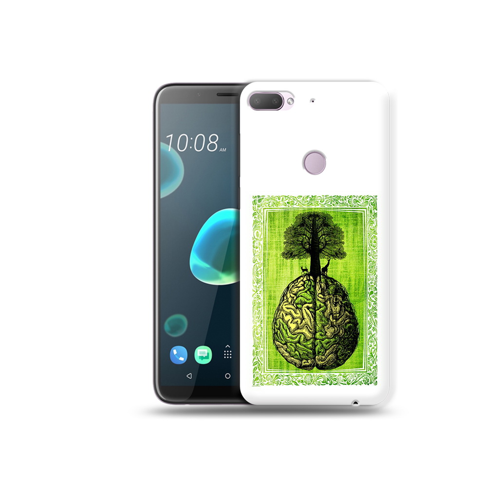 

Чехол MyPads Tocco для HTC Desire 12 Plus абстракция здоровый мозг, Прозрачный, Tocco