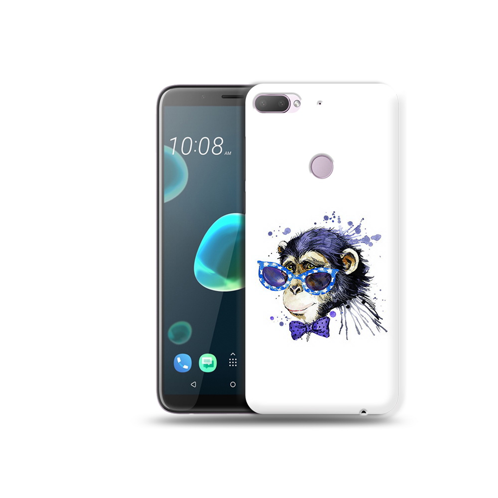 

Чехол MyPads Tocco для HTC Desire 12 Plus акварельная обезьяна, Прозрачный, Tocco