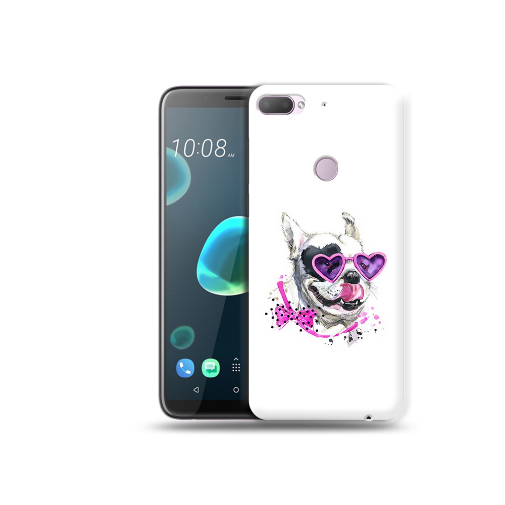

Чехол MyPads Tocco для HTC Desire 12 Plus акварельный пёс, Прозрачный, Tocco