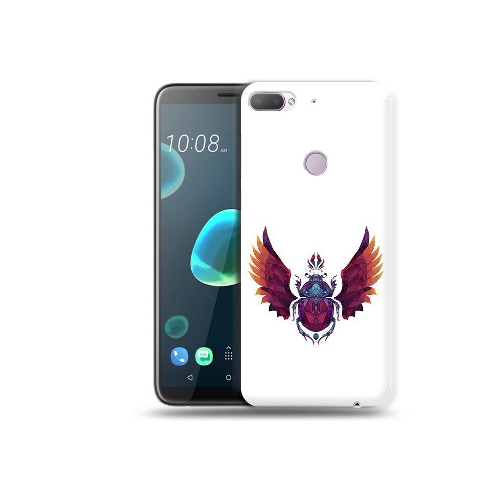 

Чехол MyPads Tocco для HTC Desire 12 Plus алмазный скоробей, Прозрачный, Tocco