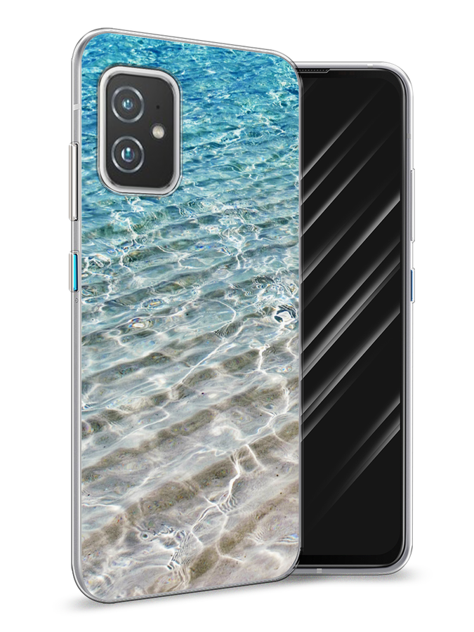 

Чехол Awog на Asus ZenFone 8 "Волны 10", Голубой, 44450-4