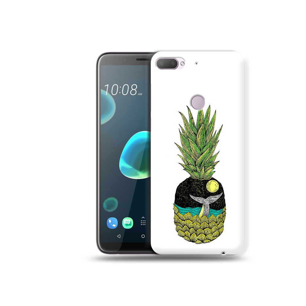 

Чехол MyPads Tocco для HTC Desire 12 Plus ананас с китом, Прозрачный, Tocco