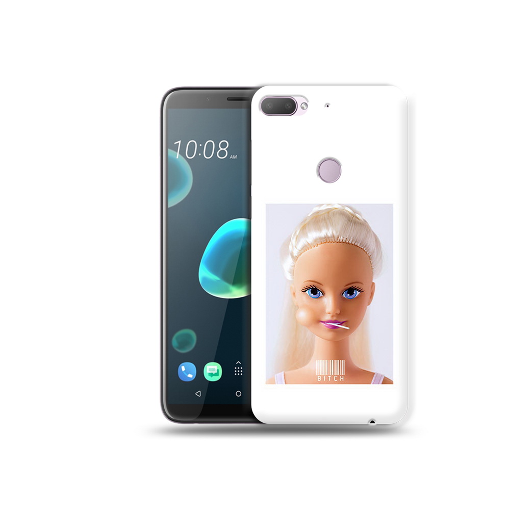 

Чехол MyPads Tocco для HTC Desire 12 Plus барби, Прозрачный, Tocco