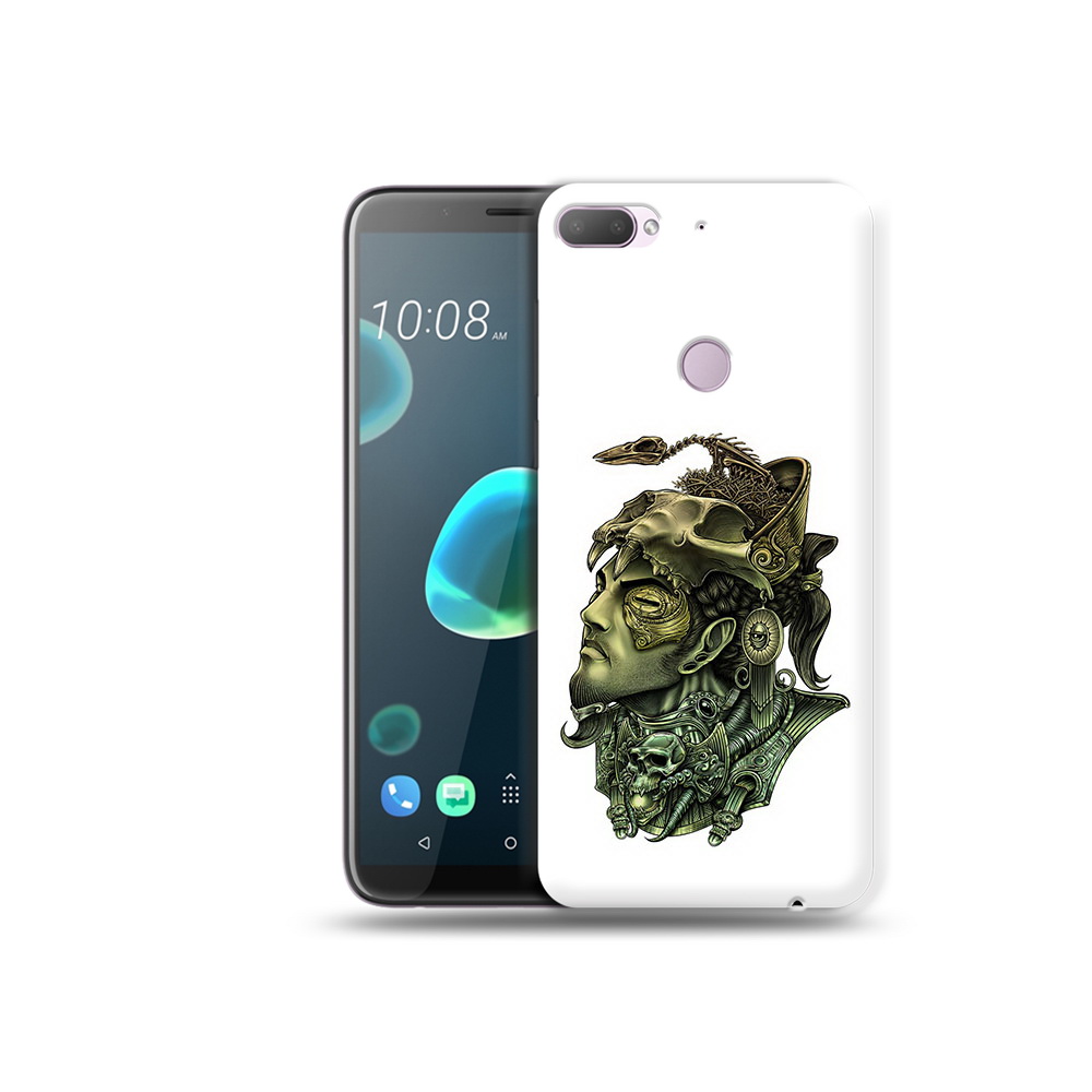 

Чехол MyPads Tocco для HTC Desire 12 Plus бронзовый воин, Прозрачный, Tocco