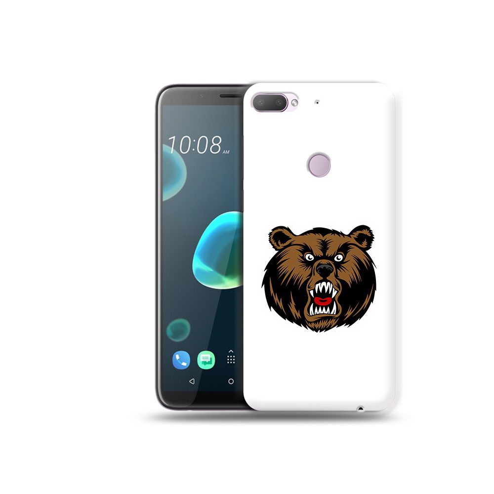 

Чехол MyPads Tocco для HTC Desire 12 Plus бурый, Прозрачный, Tocco