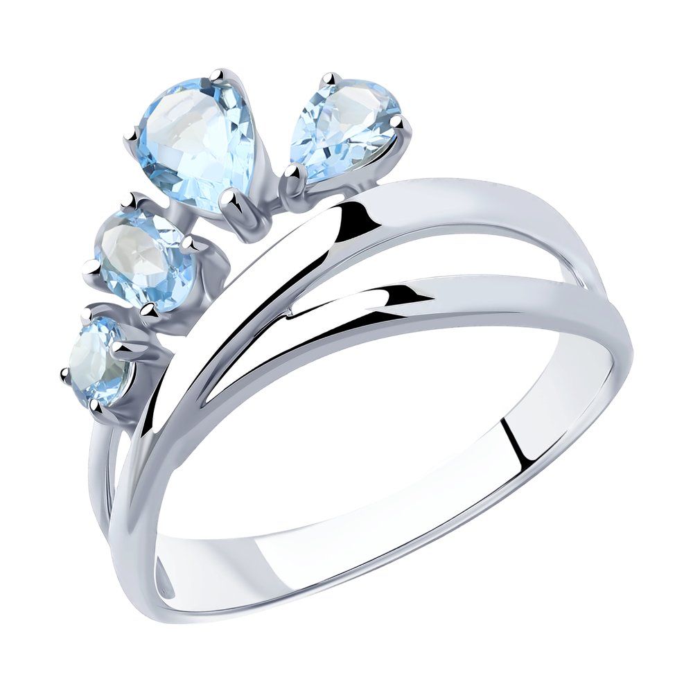 

Кольцо из серебра р. , Diamant 94-310-00450-1, топаз, 94-310-00450-1