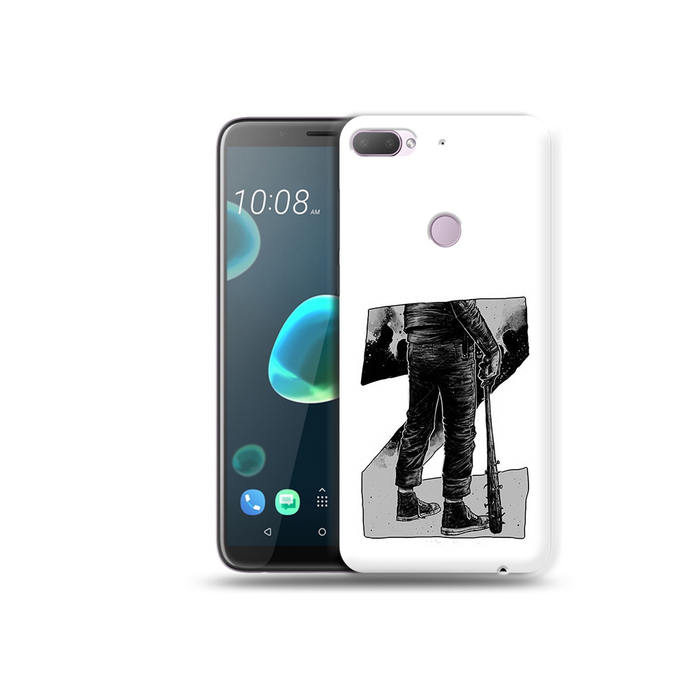 

Чехол MyPads Tocco для HTC Desire 12 Plus воин черно белый, Tocco