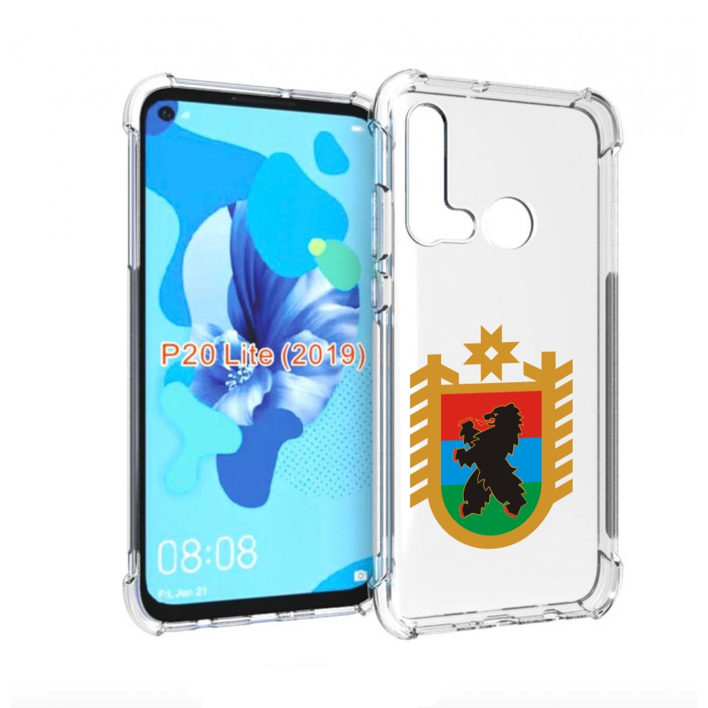 

Чехол бампер MyPads герб-карелия-петрозаводск для Huawei P20 Lit, Прозрачный, Tocco