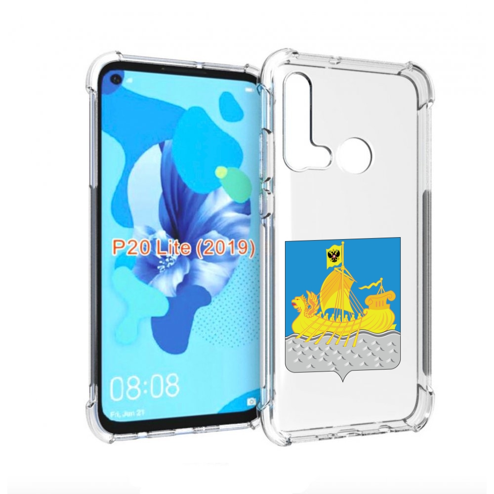 

Чехол бампер MyPads герб-косромская-область для Huawei P20 Lite, Прозрачный, Tocco