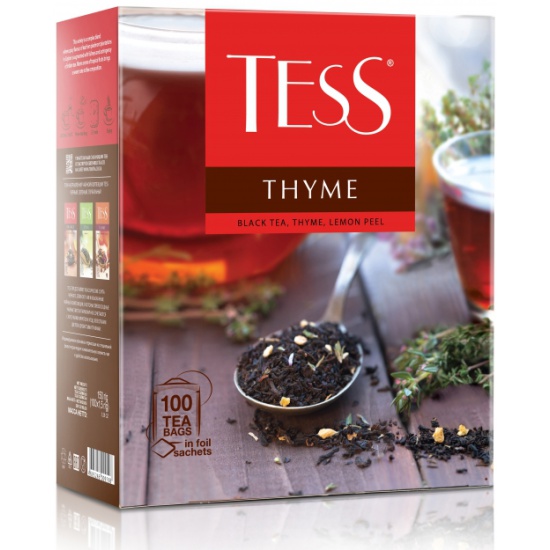 

Чай Tess Thyme черный 100 пак, 1185-09