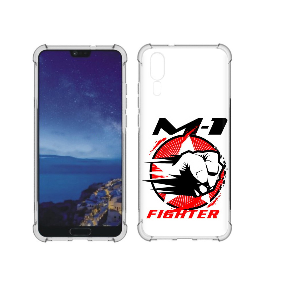 

Чехол MyPads Tocco для Huawei P20 единоборства М-1 (PT108006.52.342), Прозрачный, Tocco
