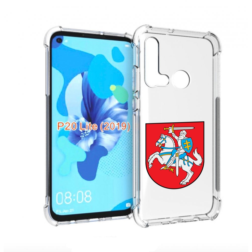 

Чехол бампер MyPads герб-литва для Huawei P20 Lite (2019), Прозрачный, Tocco