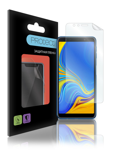 

Защитная пленка Protect для Samsung Galaxy A7 2018 / Глянцевая / 22661