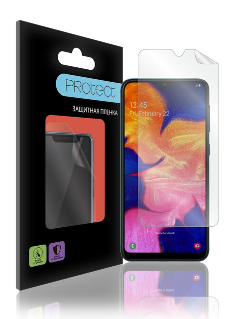 

Защитная пленка Protect для Samsung Galaxy A10 2019 / Матовая / 22675
