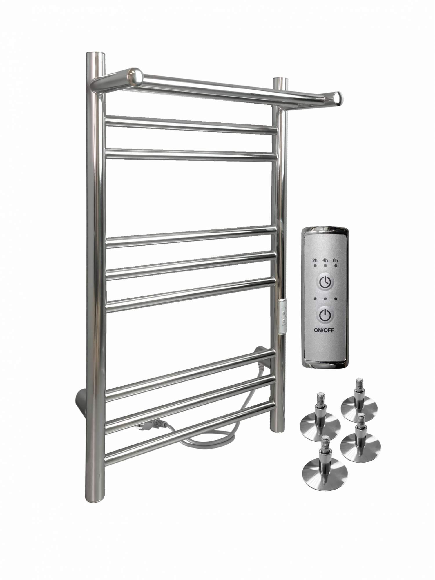 

Полотенцесушитель электрический Line Trinity с полкой 70/40 таймер Полированный INDIGO, Серебристый, Line Trinity