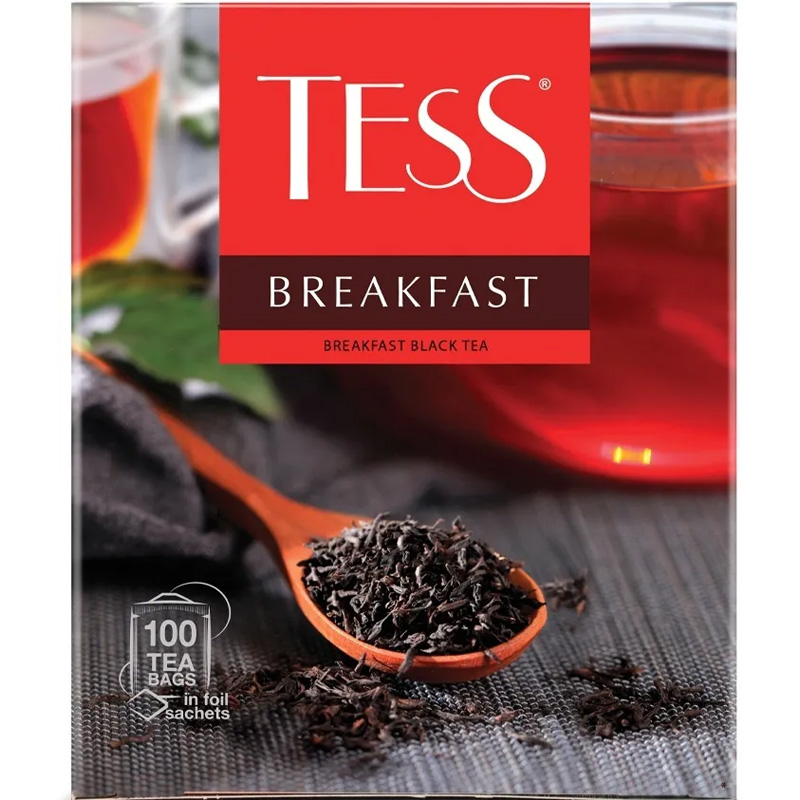 

Чай Tess Breakfast черный 100 пак, 1446-09