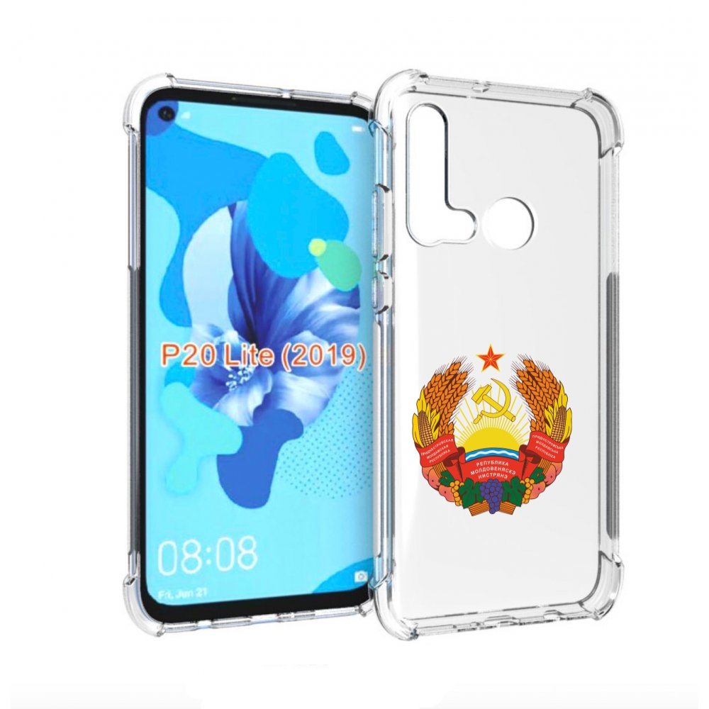 

Чехол бампер MyPads герб-приднестровья для Huawei P20 Lite (2019, Прозрачный, Tocco