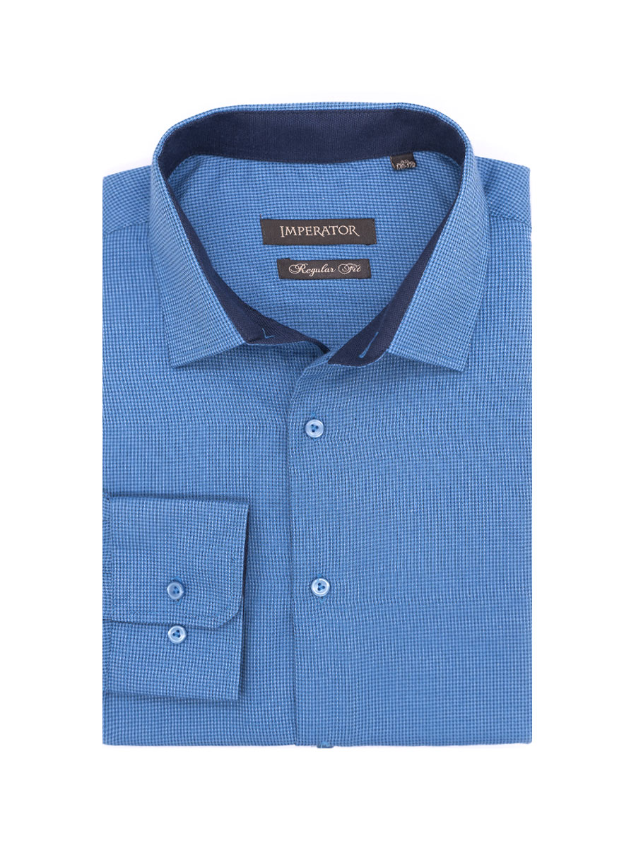 Рубашка мужская Imperator Porto 5 голубая 46/170-178
