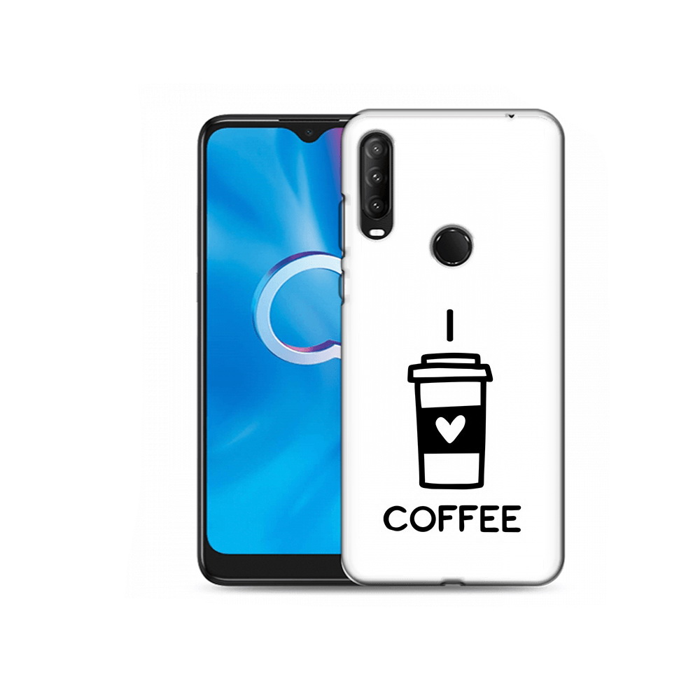 

Чехол MyPads Tocco для Alcatel 1SE (2020) 5030D Я люблю кофе (PT152068.668.206), Прозрачный, Tocco