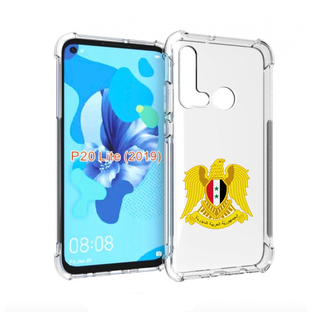 

Чехол бампер MyPads герб-сирии для Huawei P20 Lite (2019), Прозрачный, Tocco