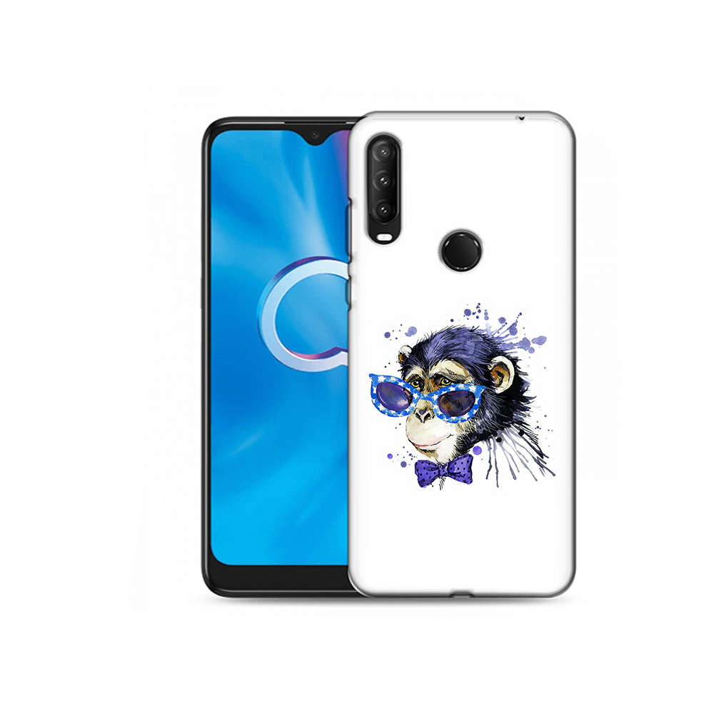 

Чехол MyPads Tocco для Alcatel 1SE (2020) 5030D акварельная обезьяна (PT152068.668.216), Прозрачный, Tocco