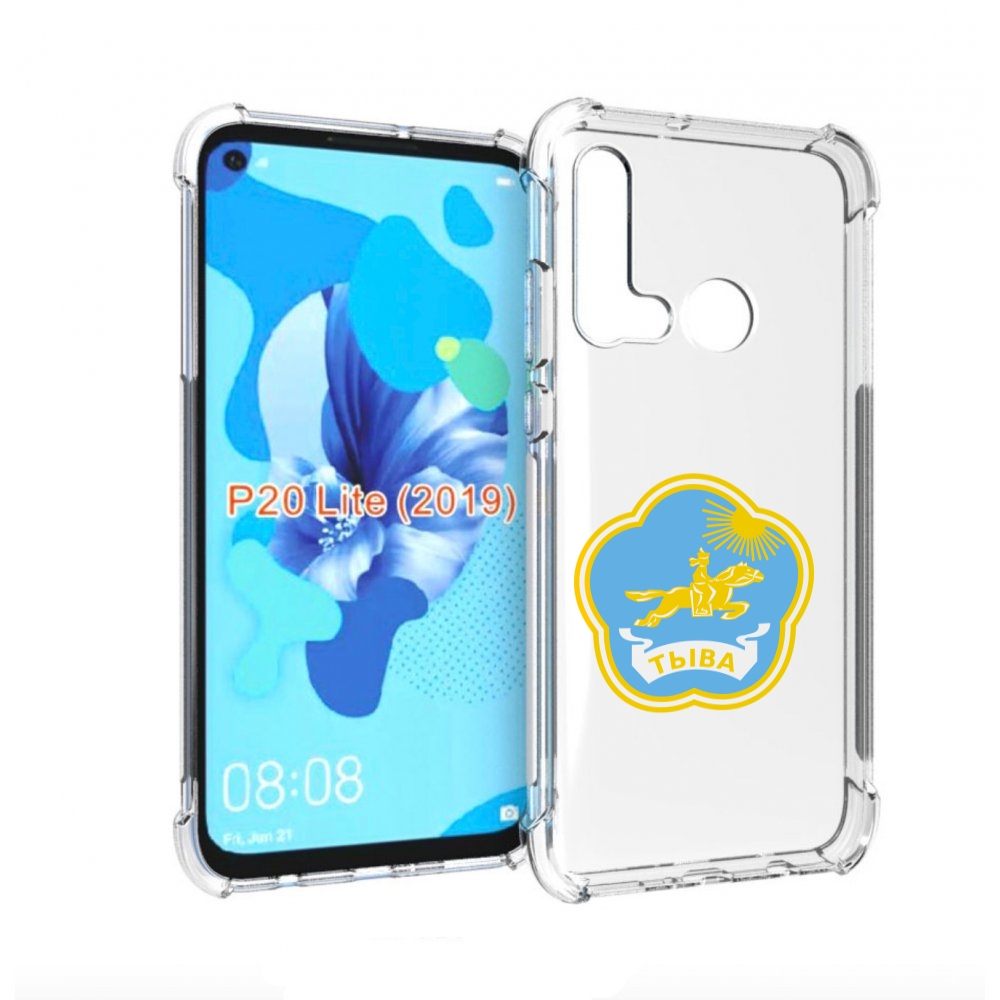 

Чехол бампер MyPads герб-тыва-кызыл для Huawei P20 Lite (2019), Прозрачный, Tocco