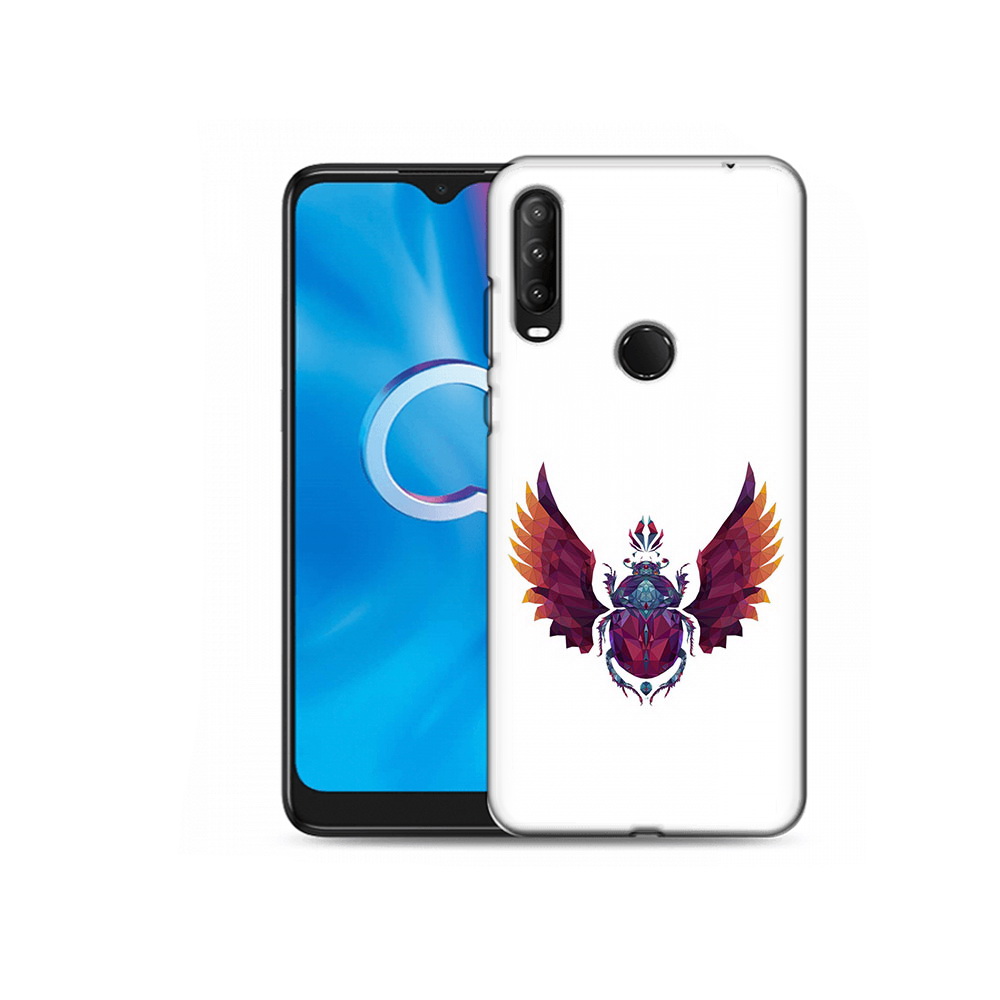 

Чехол MyPads Tocco для Alcatel 1SE (2020) 5030D алмазный скоробей (PT152068.668.219), Прозрачный, Tocco