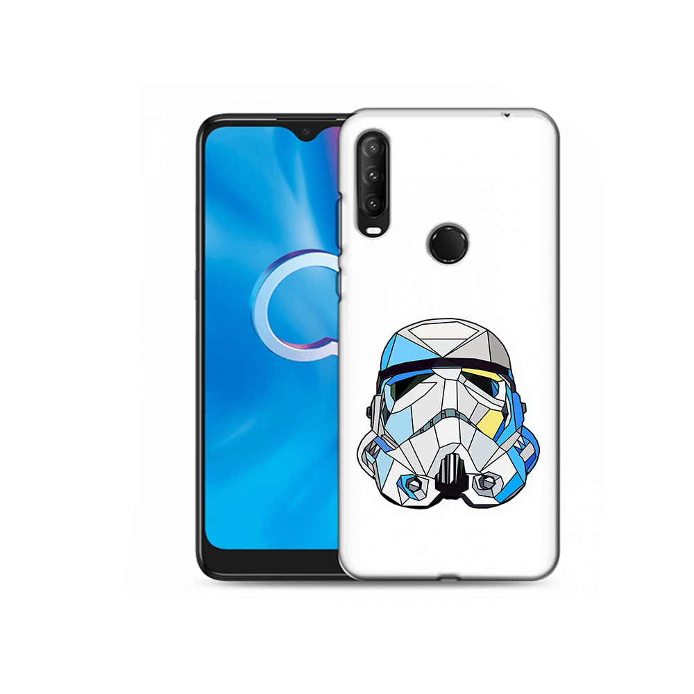 

Чехол MyPads Tocco для Alcatel 1SE (2020) 5030D star wars дарт вейдер (PT152068.668.22), Прозрачный, Tocco
