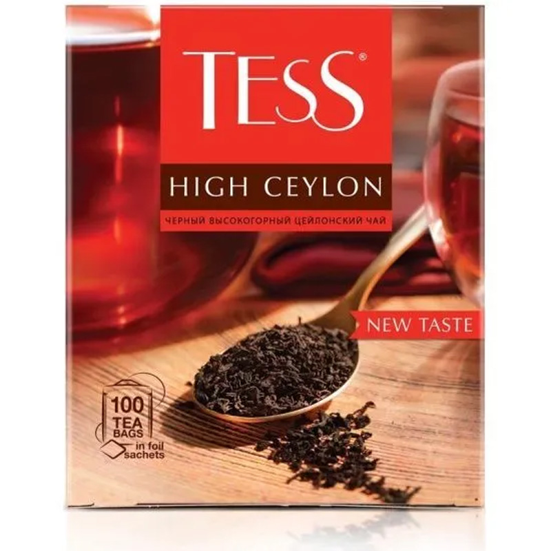Чай Tess Ceylon High черный 100пак